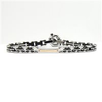 Bracciale Baraka Uomo in Acciaio Diamante 0.02 Ct BR251231ROAD190002 - BR251231ROAD190002